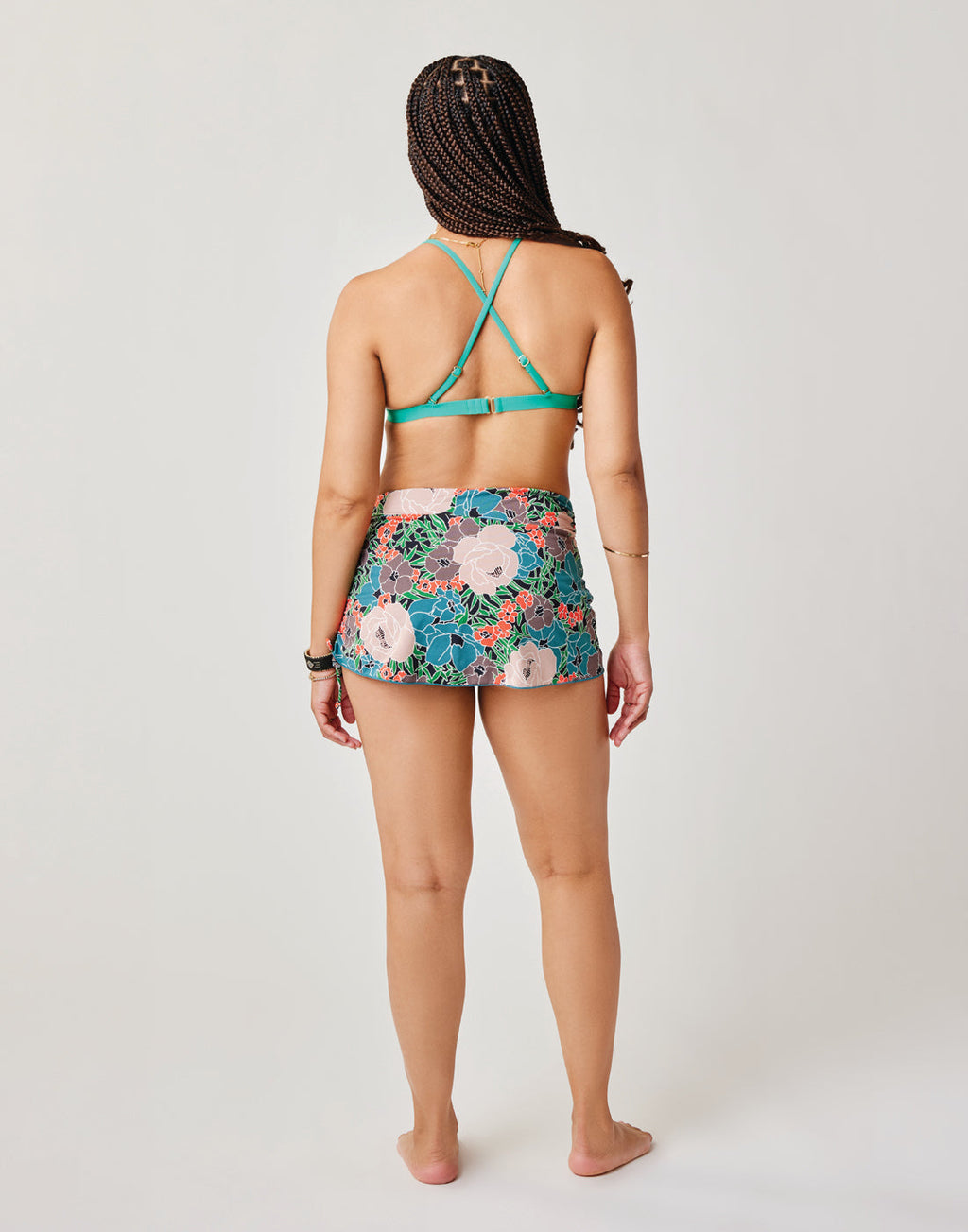 Hoku Swim Skirt: Jardin