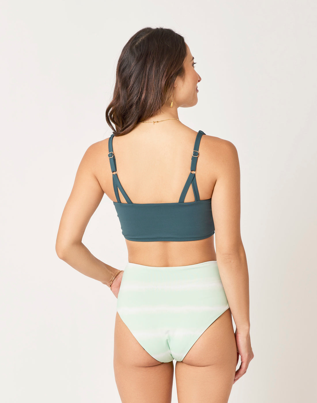 Erin Reversible Bottom: Frost Tie Dye/Eden