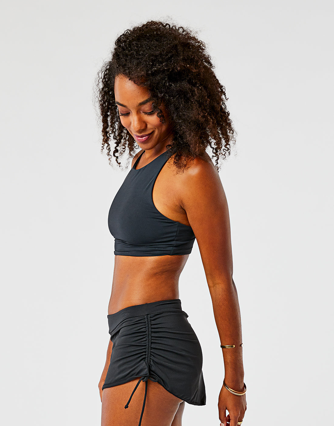 Hoku Swim Skirt : Black