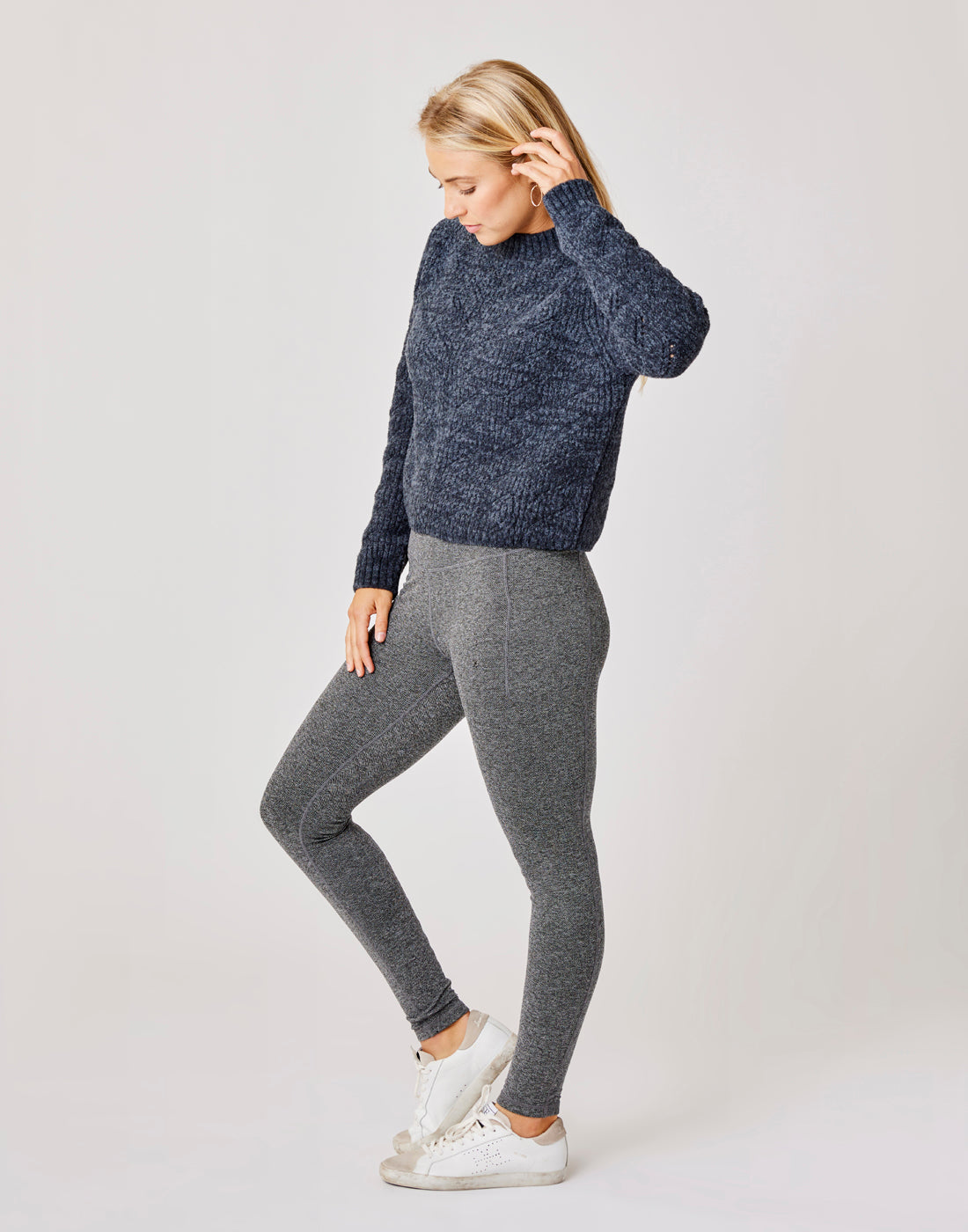 Monroe Sweater: Black Heather