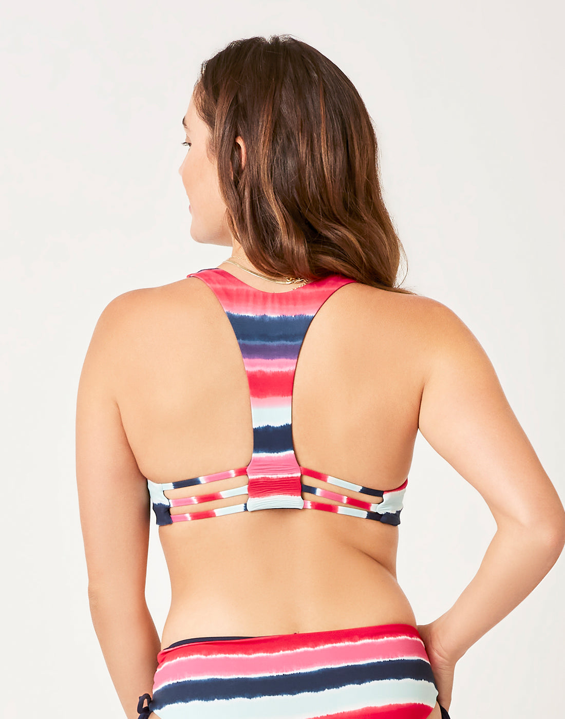 La Jolla Reversible Top: Prism/Navy