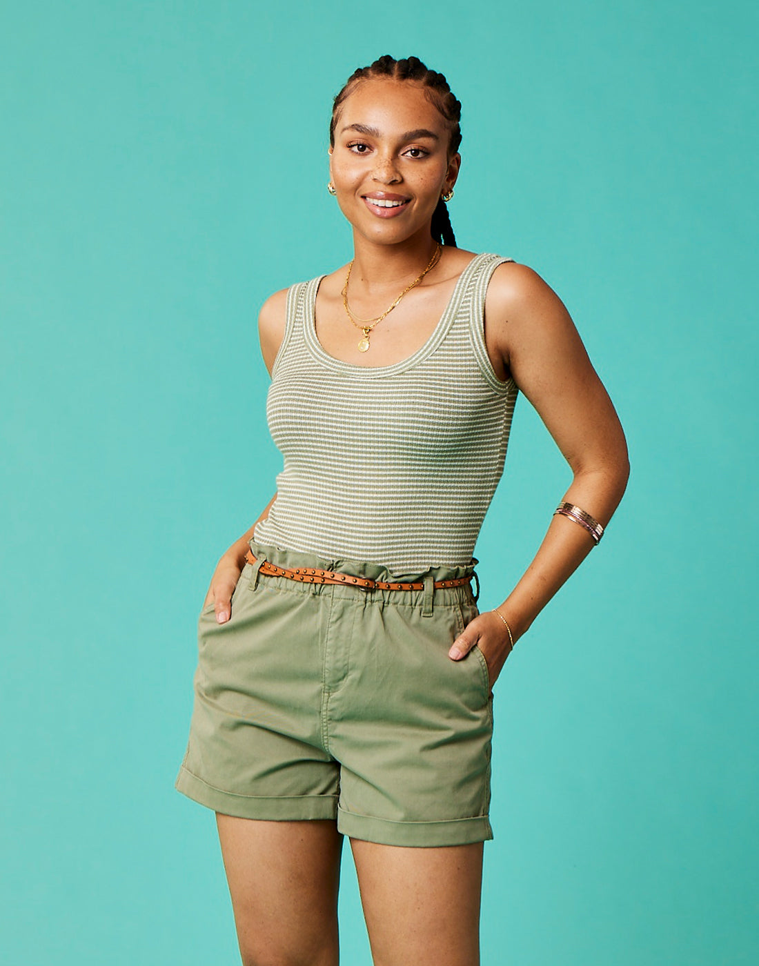 Journey Twill Short: Olive