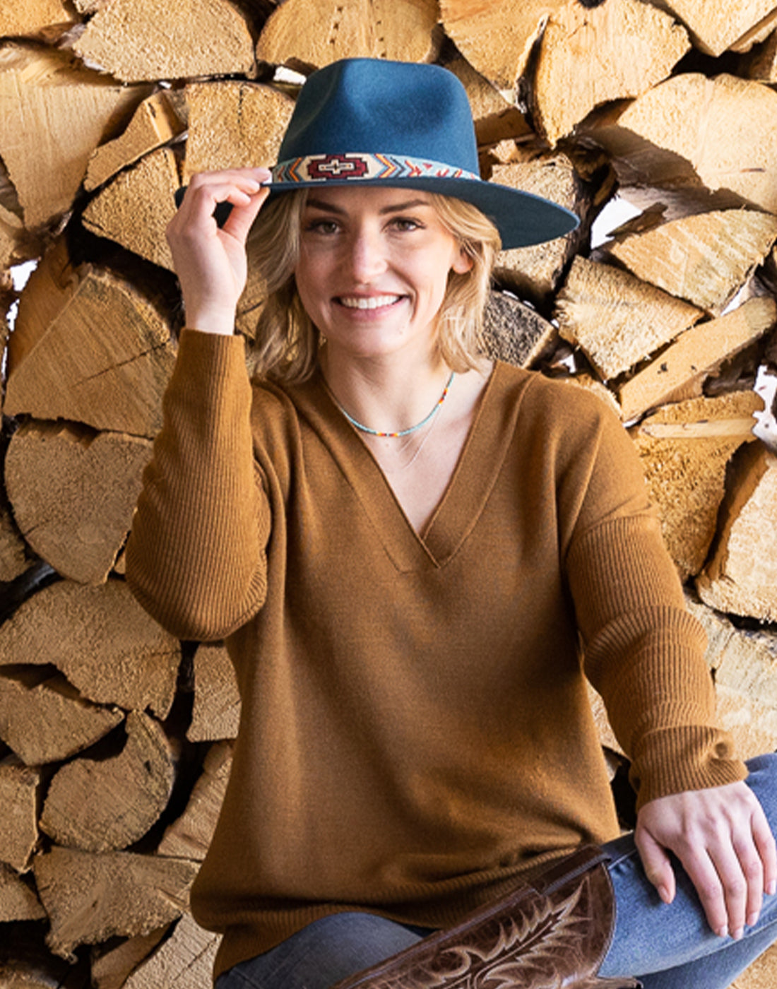 Kass Hat: Teal
