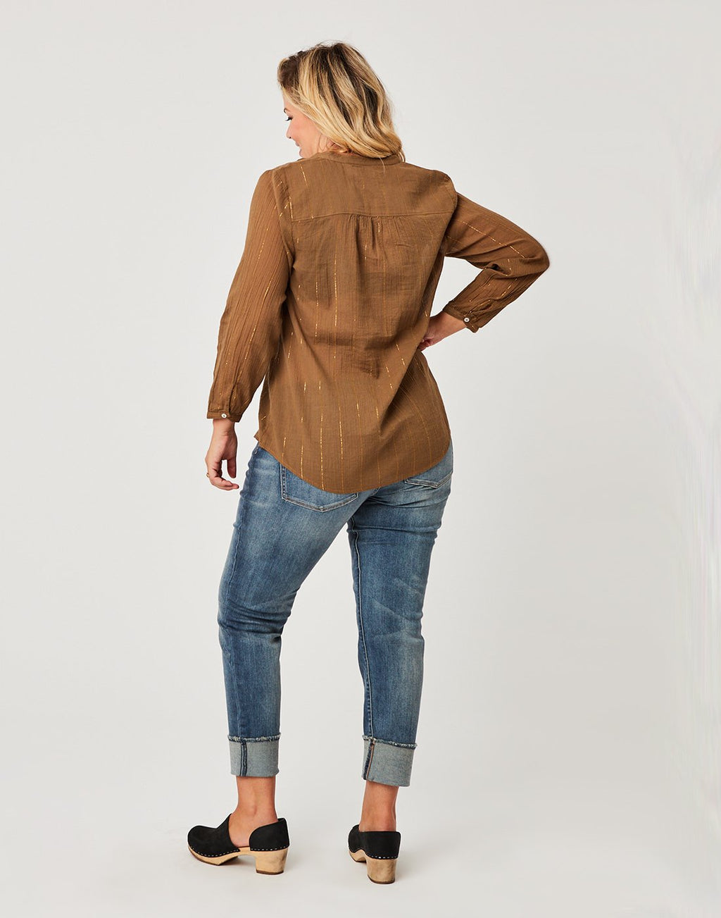 Keenan Top: Oak - FINAL SALE