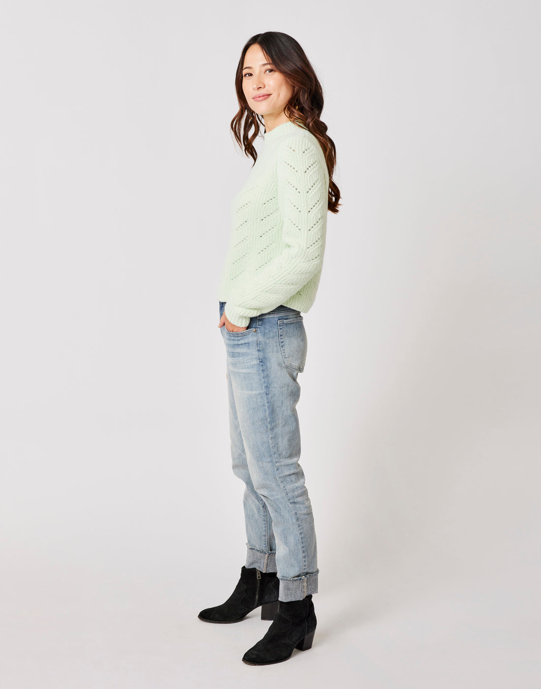 Monroe Sweater: Frost Heather