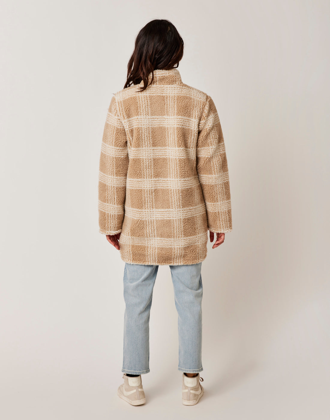 Mason Reversible Jacquard Jacket: Lt. Khaki Plaid