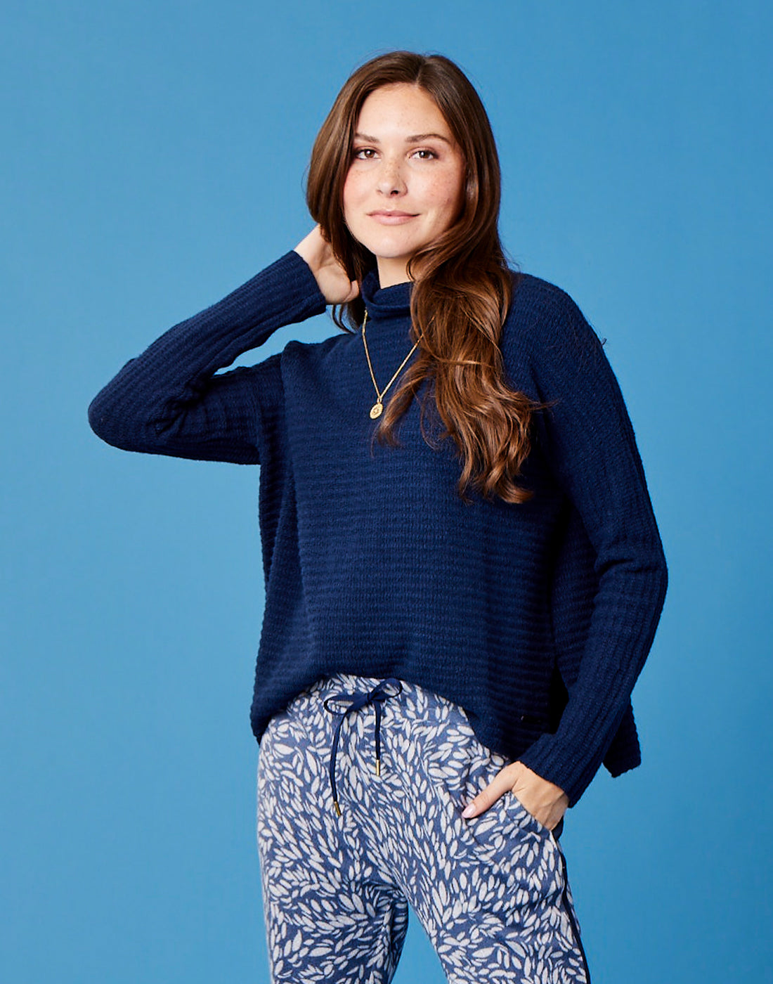Livia Sweater: Navy