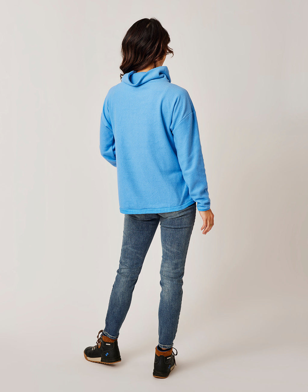 Rowayton Cowl Neck: Bluebay