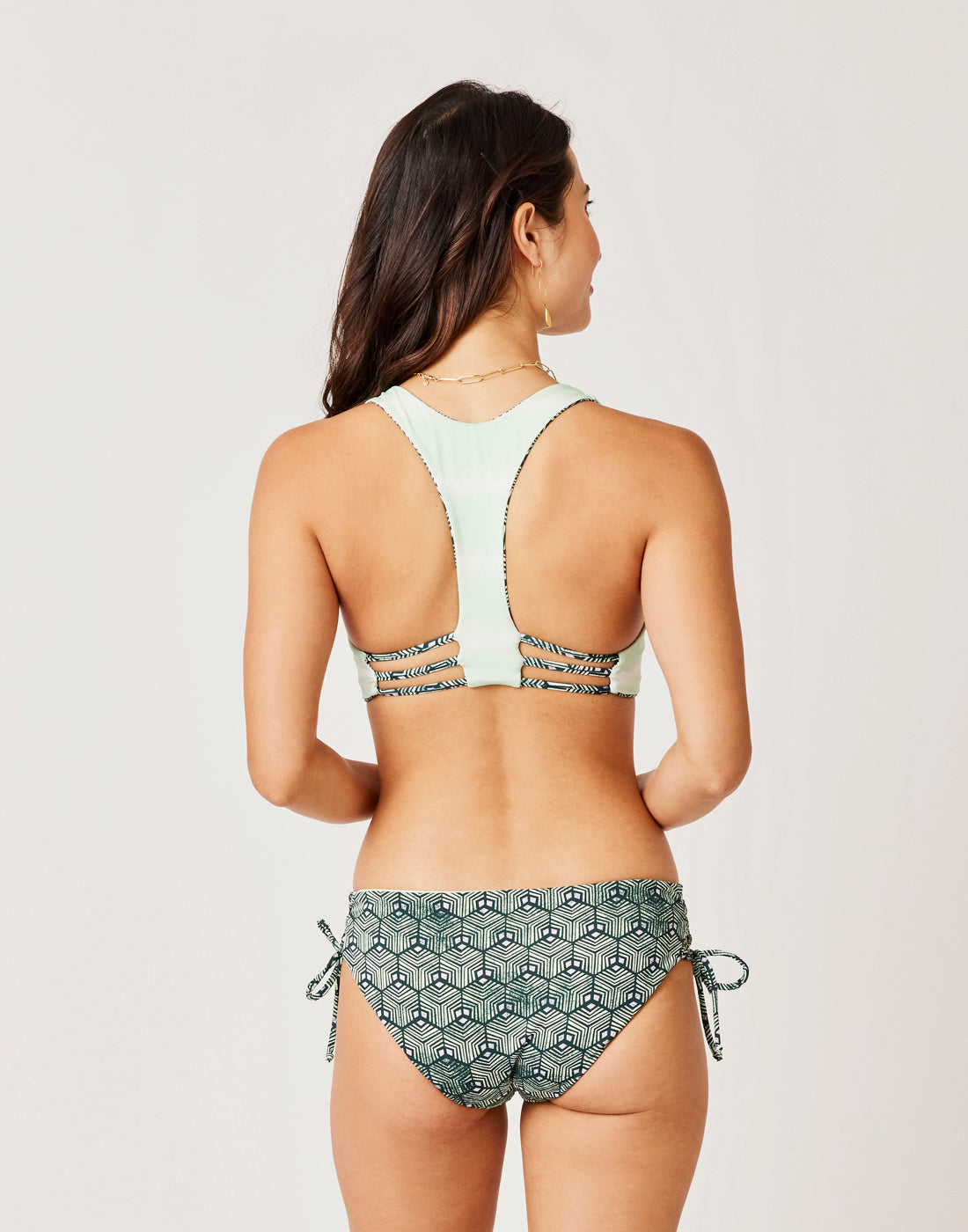 Mustique Reversible Bottom: Jasper/Frost Tie Dye