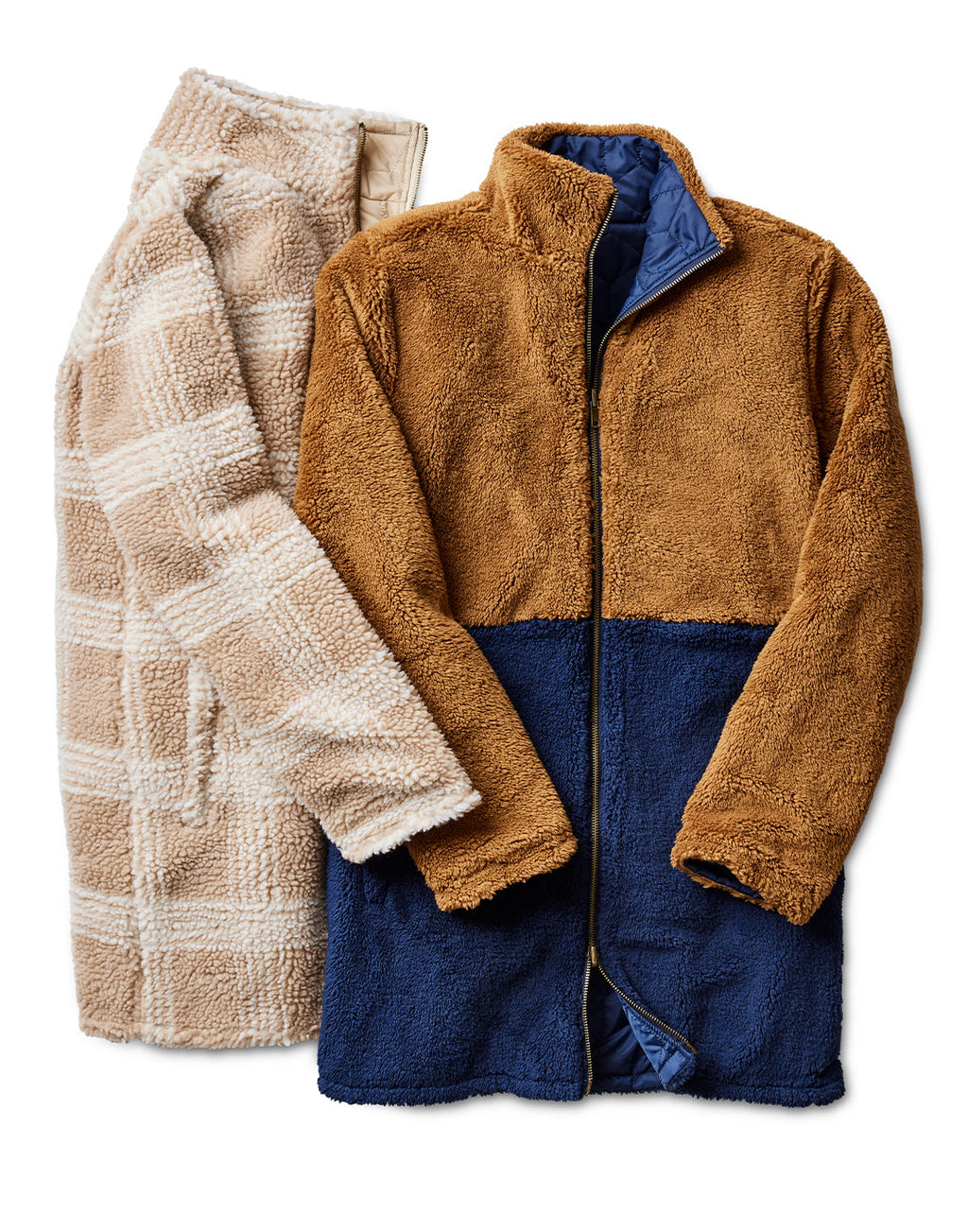 Mason Reversible Jacquard Jacket: Lt. Khaki Plaid