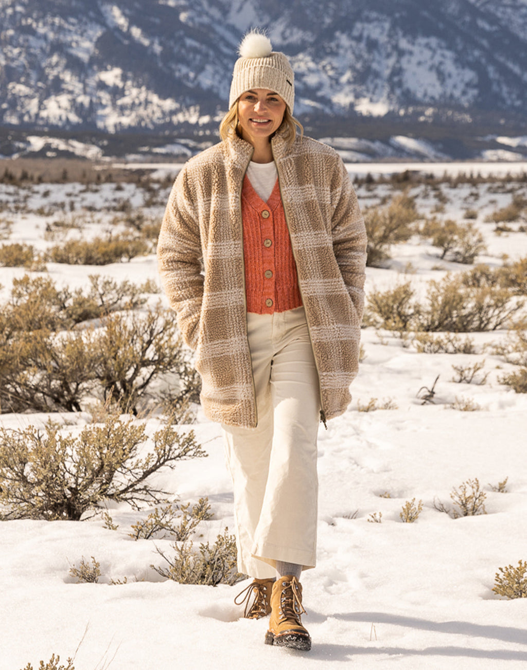 Tinsley Sweater: Terracotta Heather