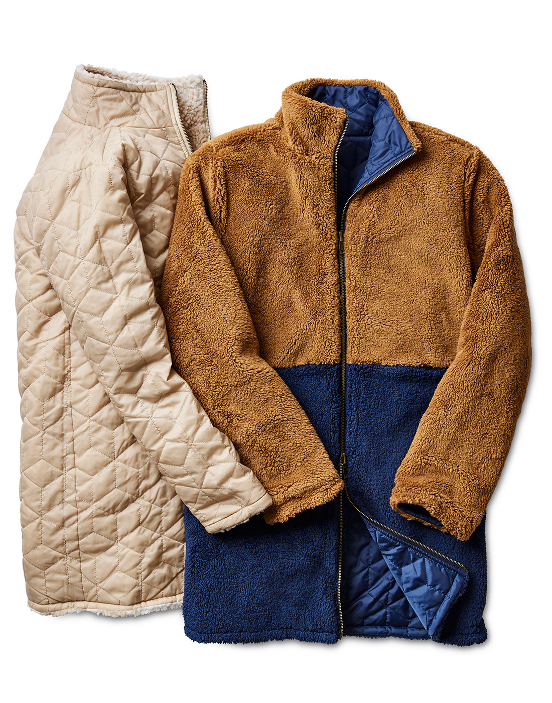 Mason Reversible Jacquard Jacket: Lt. Khaki Plaid