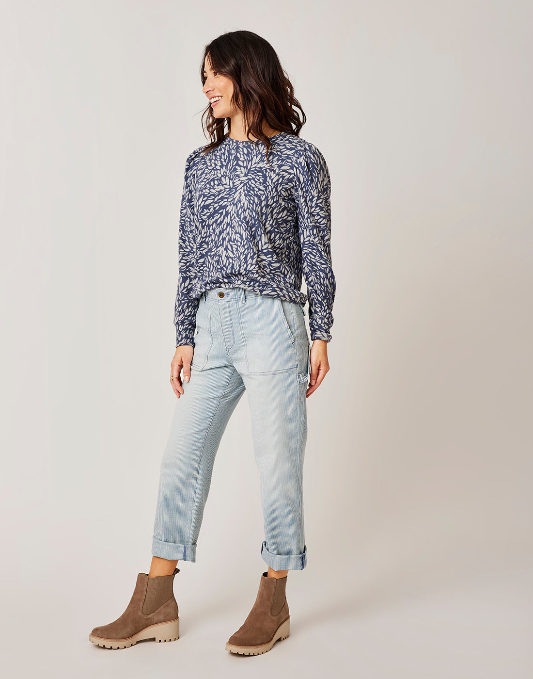 Naomi Sweatshirt: Navy Alta