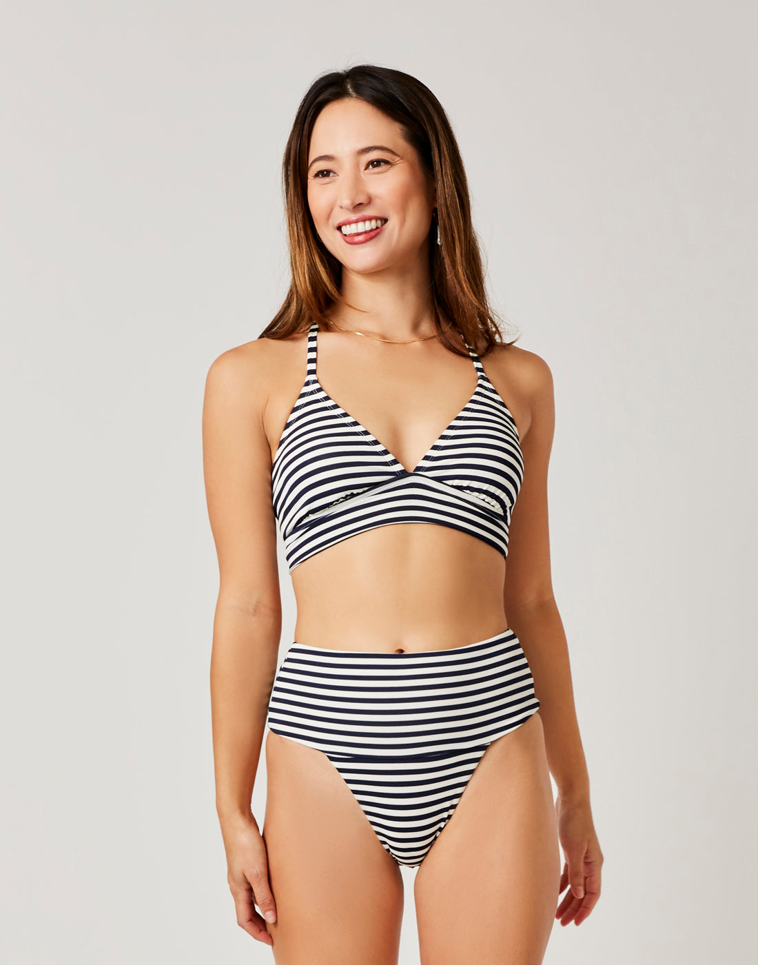 Maisie Bottom: Navy Stripe