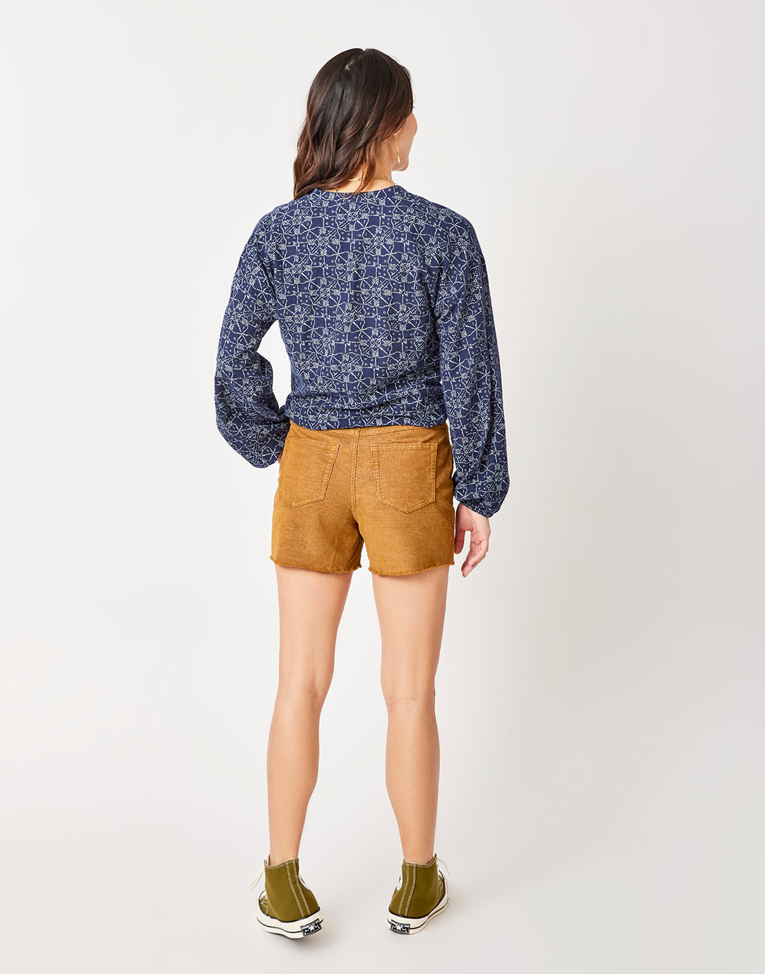 Oahu Hi Rise 4" Short: Cocoa
