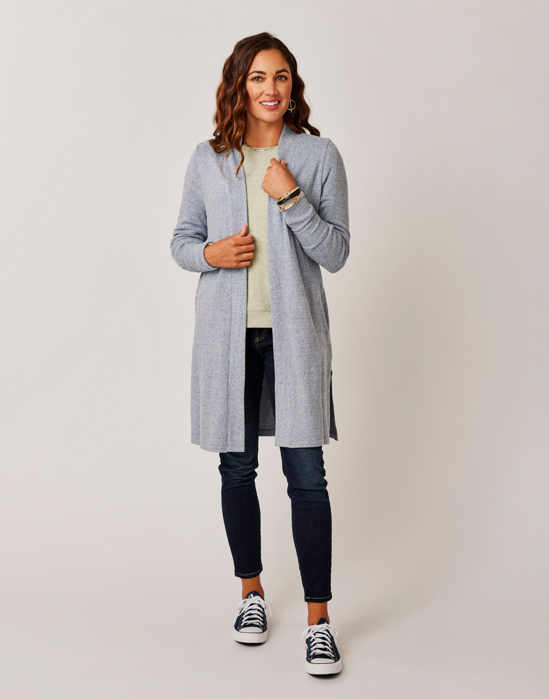 Essential Topper: Navy Heather