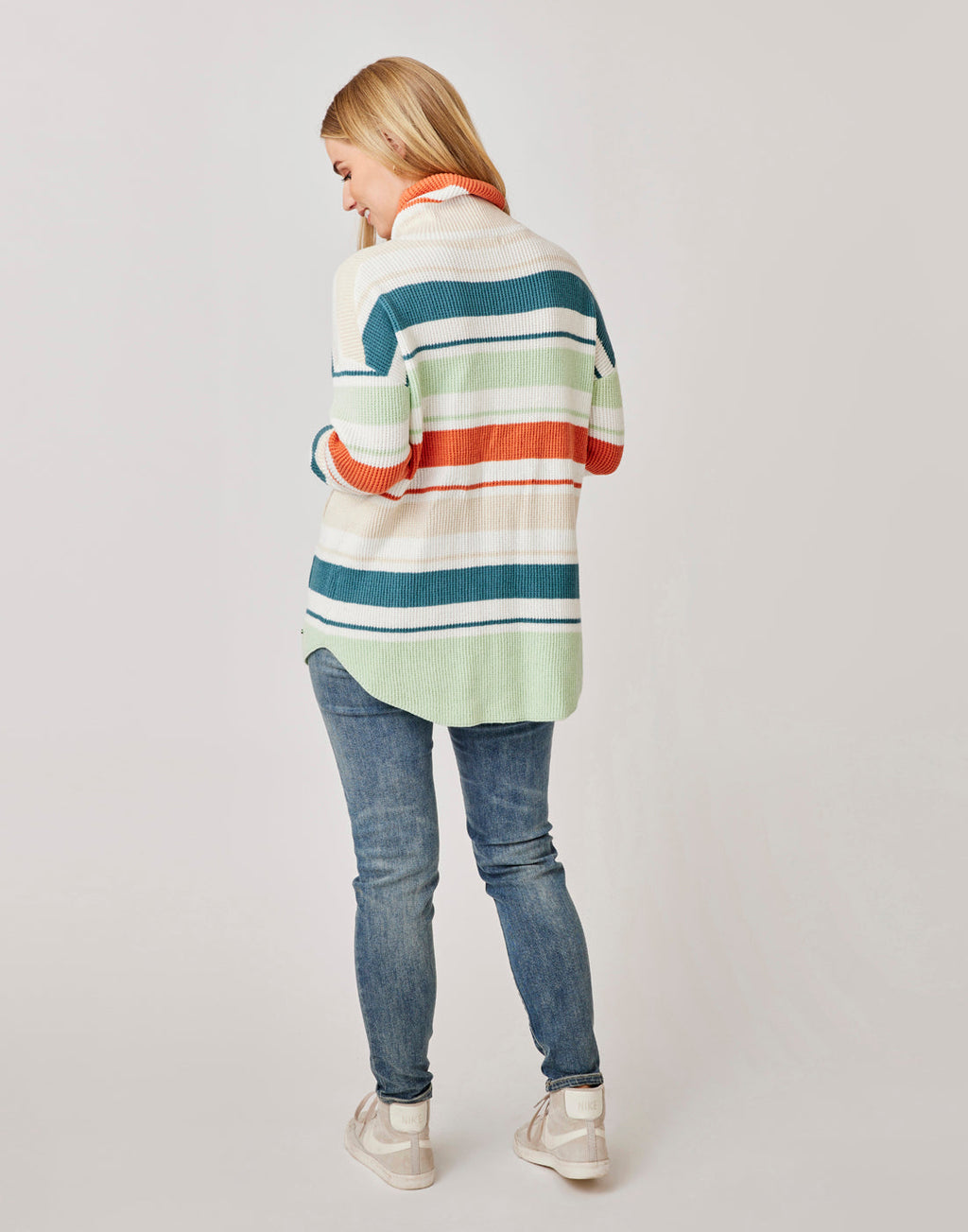 Rockvale Sweater: Frost Multi Stripe