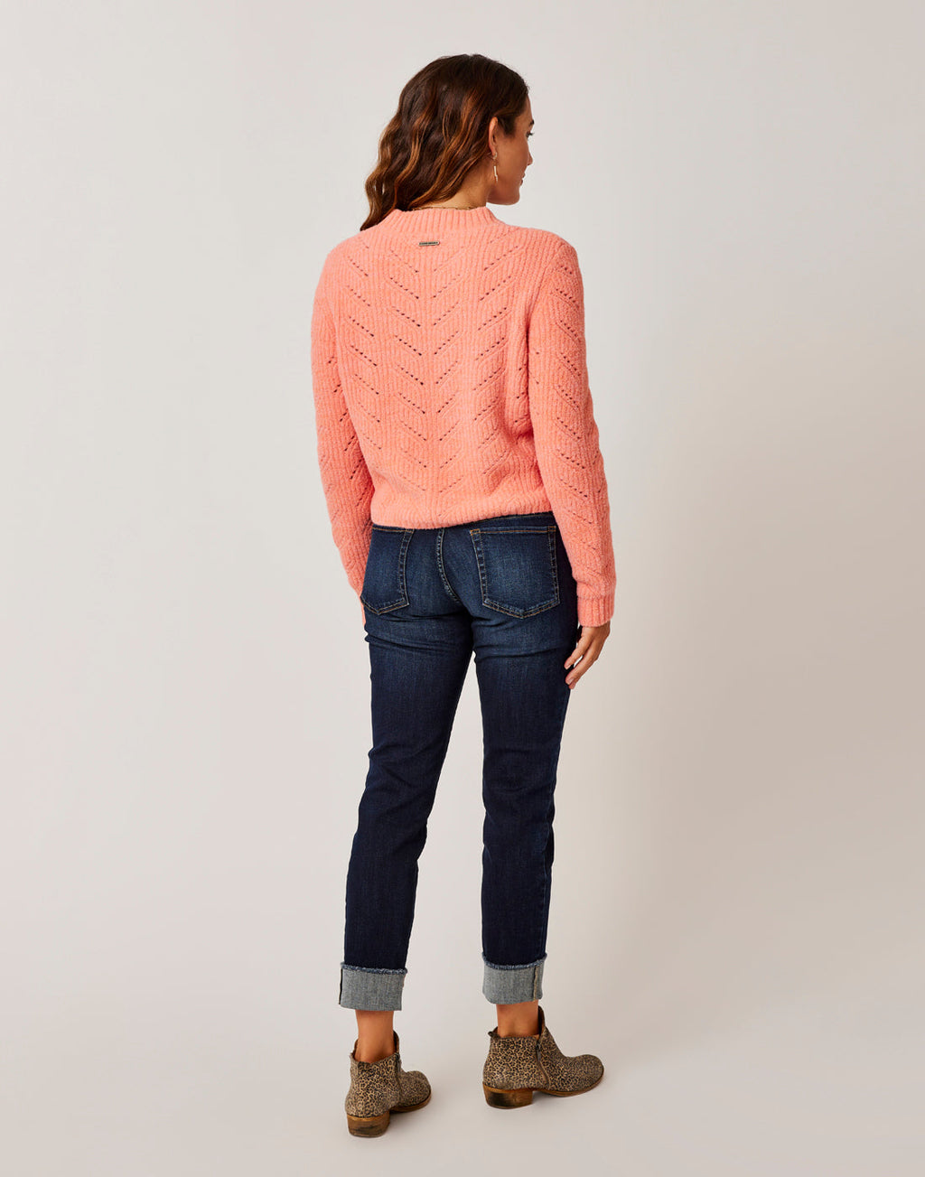 Monroe Sweater: Grapefruit Heather
