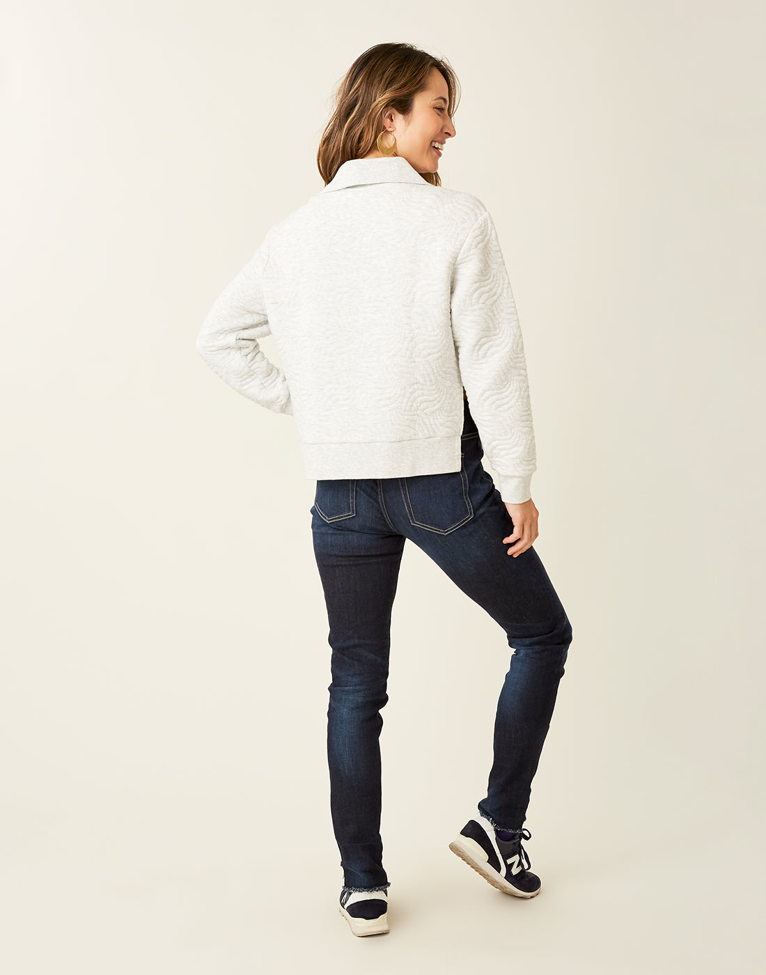 Pomona Pull Over: Cloud Heather - FINAL SALE