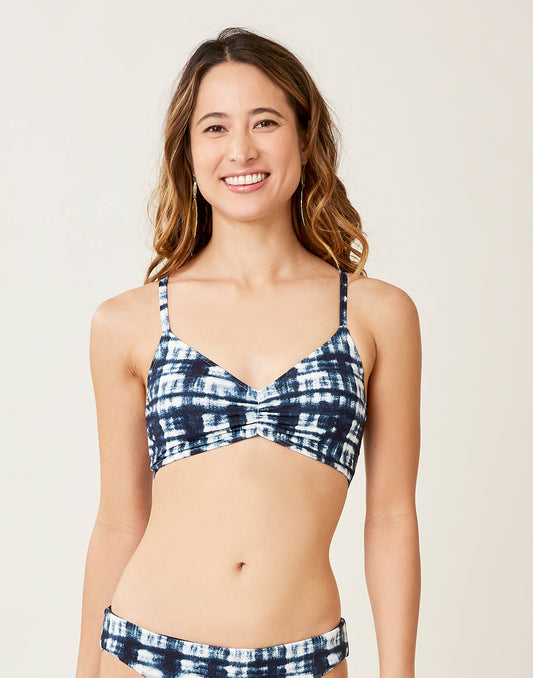 Camari Top: Navy Tie Dye - FINAL SALE