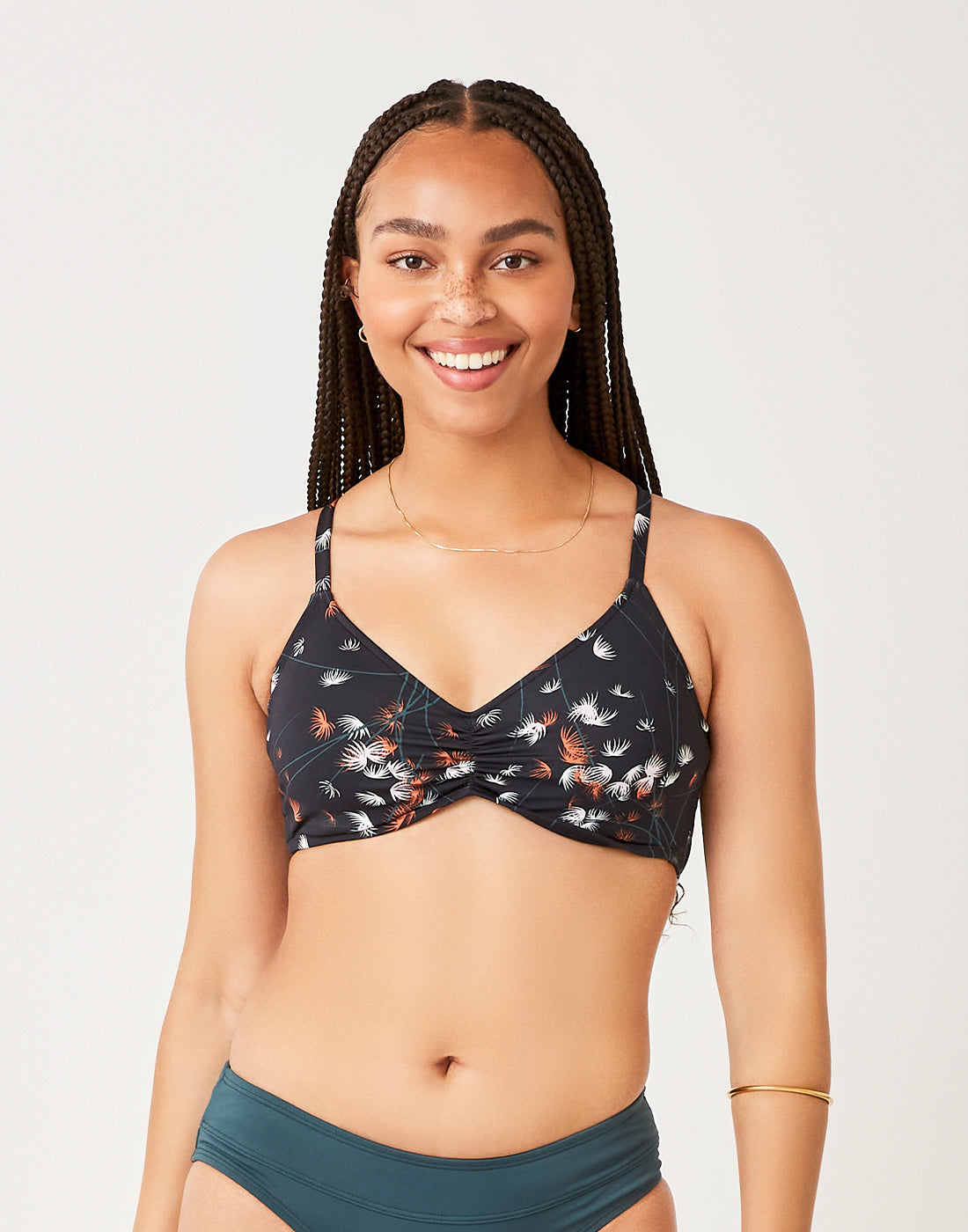 Camari Top: Feather Floral