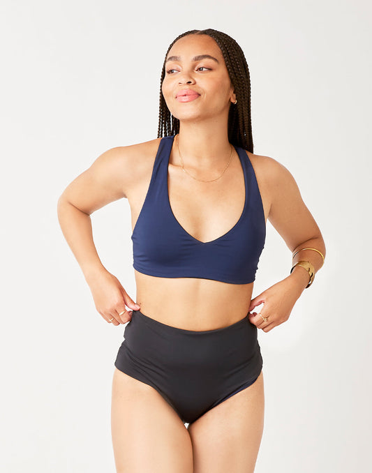 Erin Reversible Bottom: Black/Navy