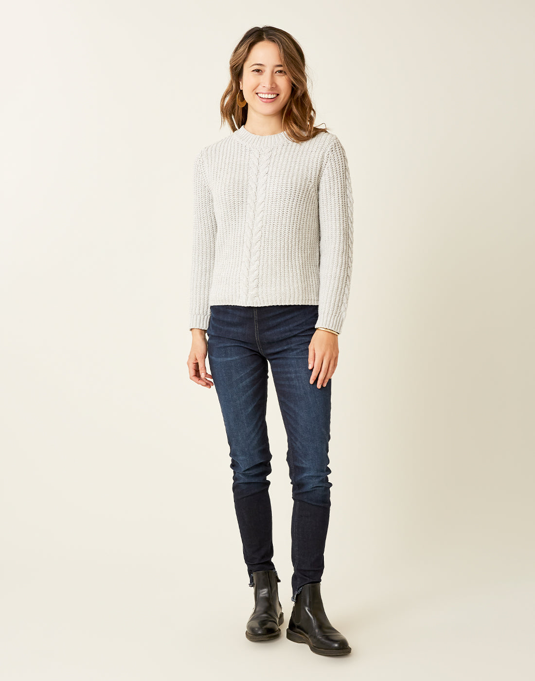 Walsh Sweater: Cloud Heather - FINAL SALE