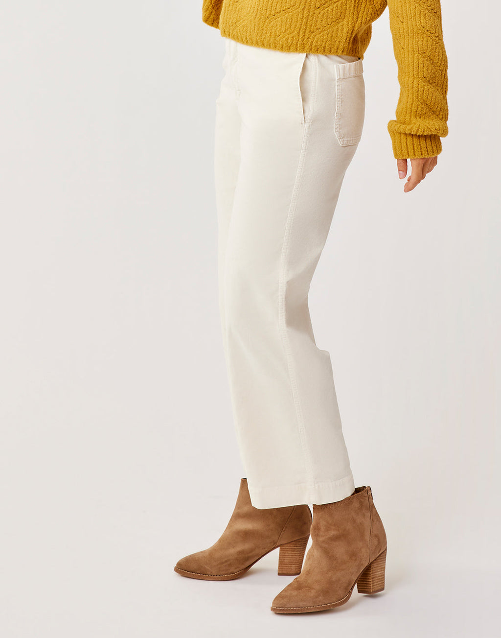 Rex Wide Leg: Birch