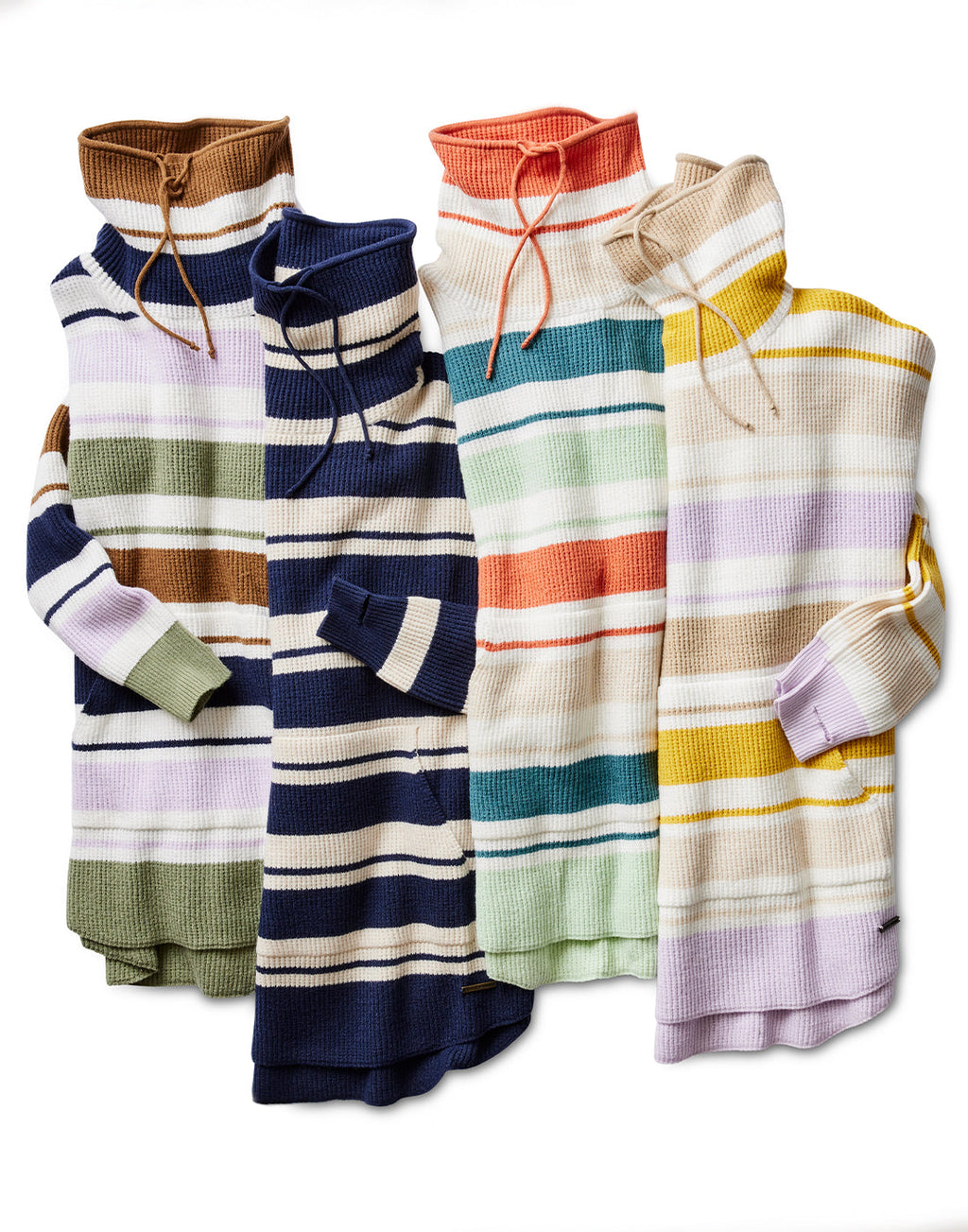 Rockvale Sweater: Olive Multi Stripe