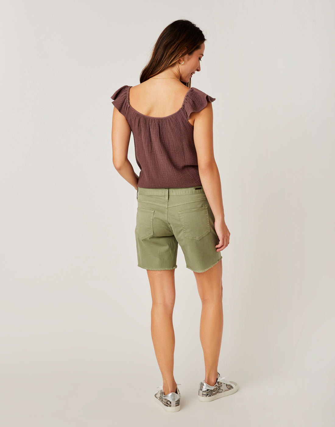 Oahu 6" Twill Short: Olive