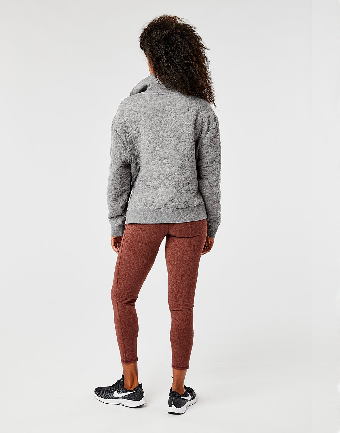 Pomona Pull Over: Pewter Heather