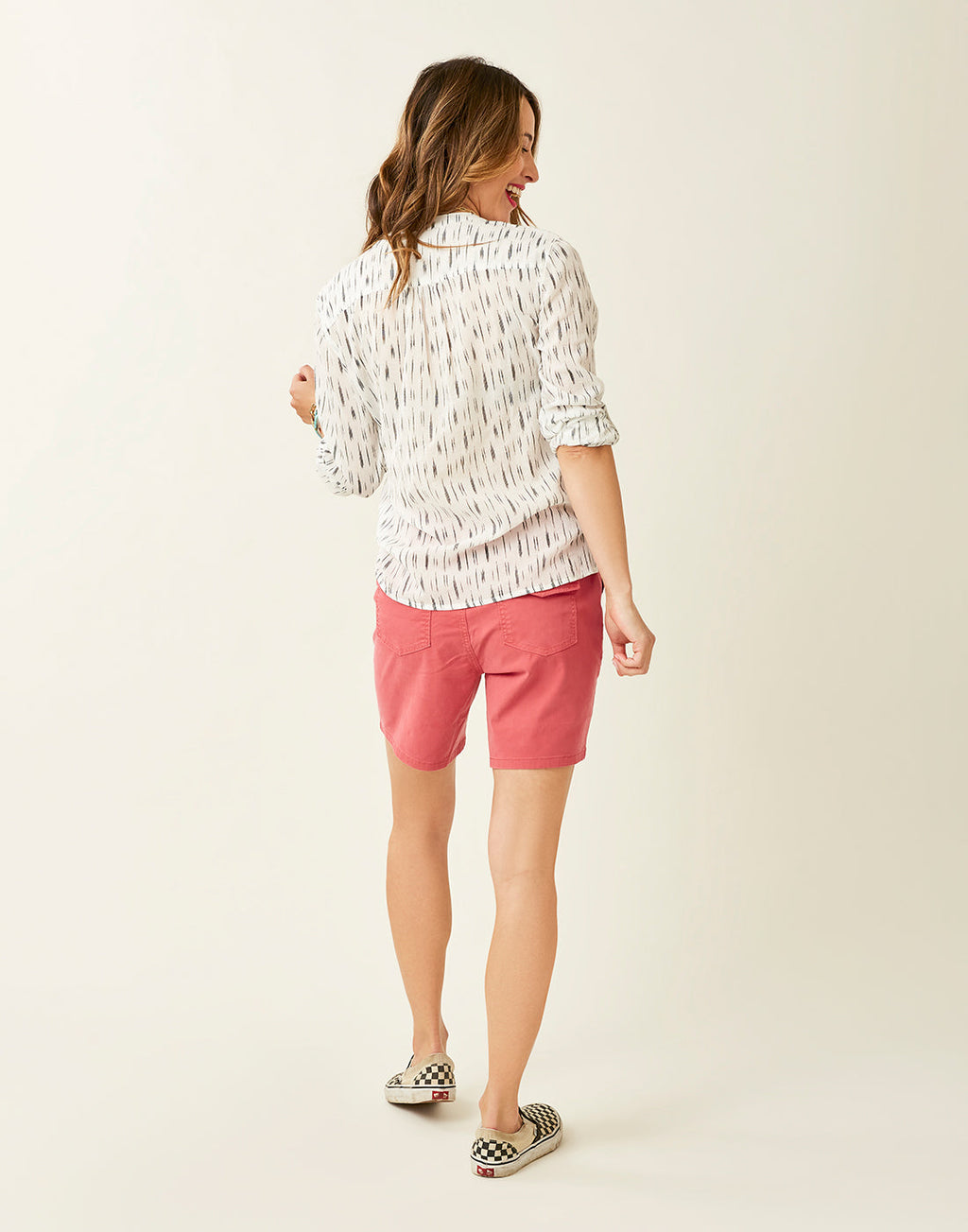 Dylan Gauze Shirt: Cloud Ikat