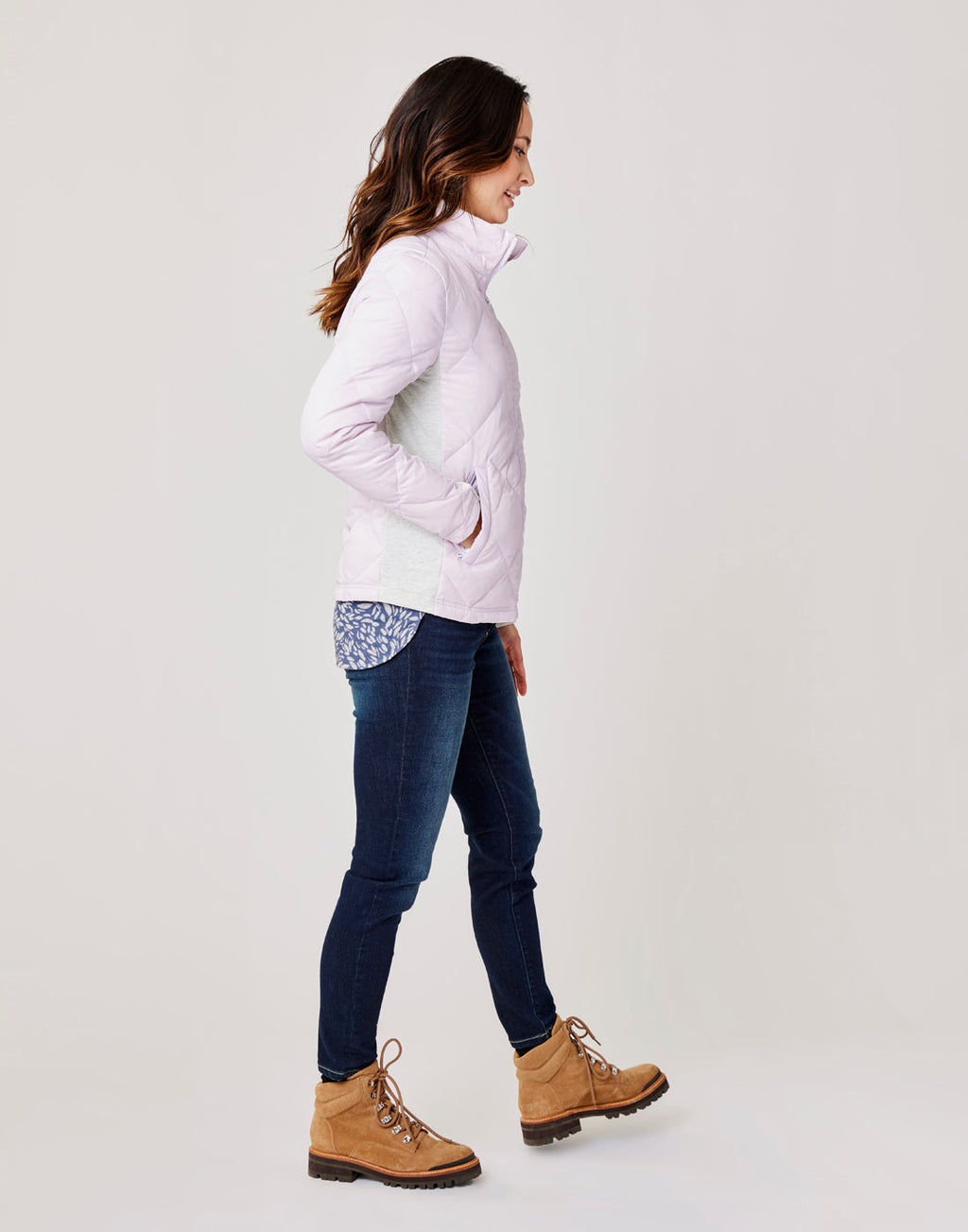 Horizon Down Jacket: Lavender