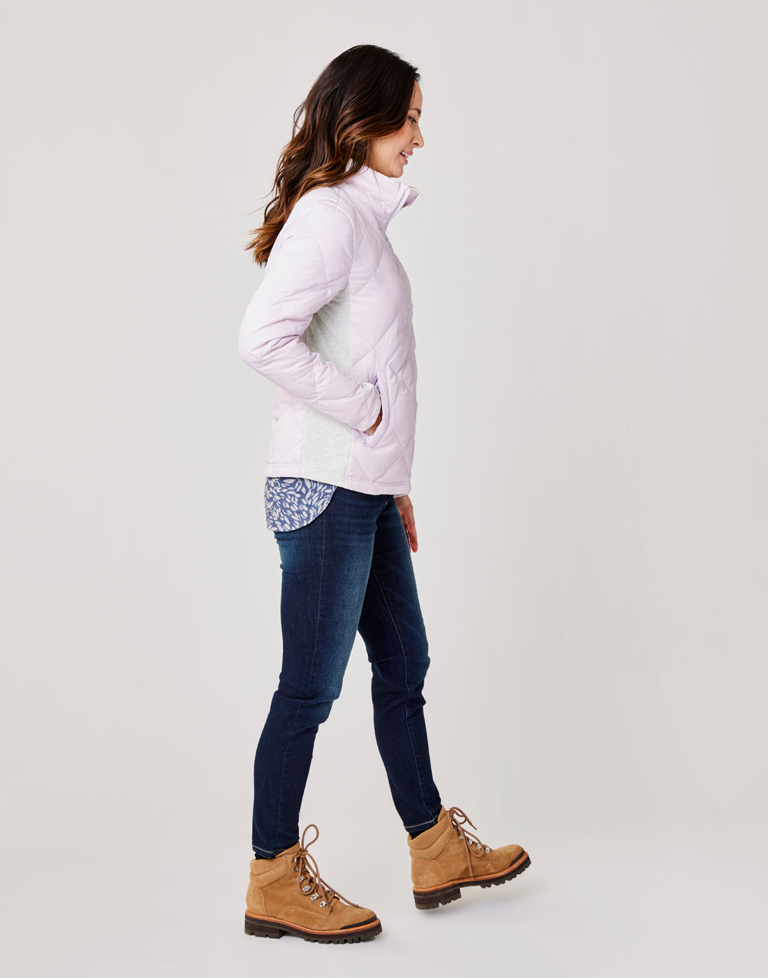 Horizon Down Jacket: Lavender