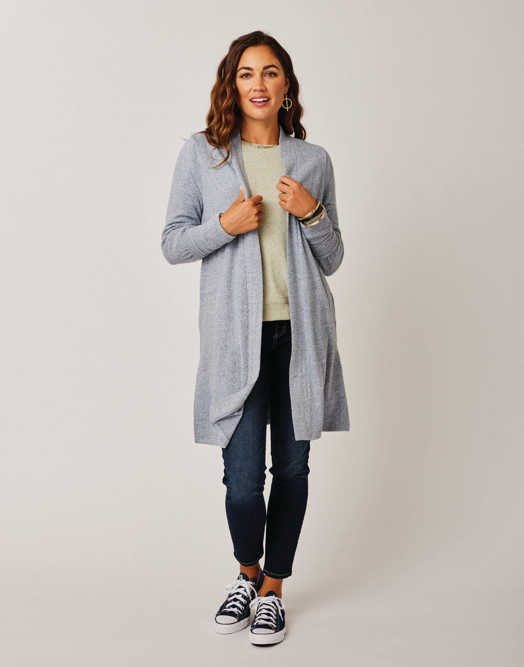 Essential Topper: Navy Heather