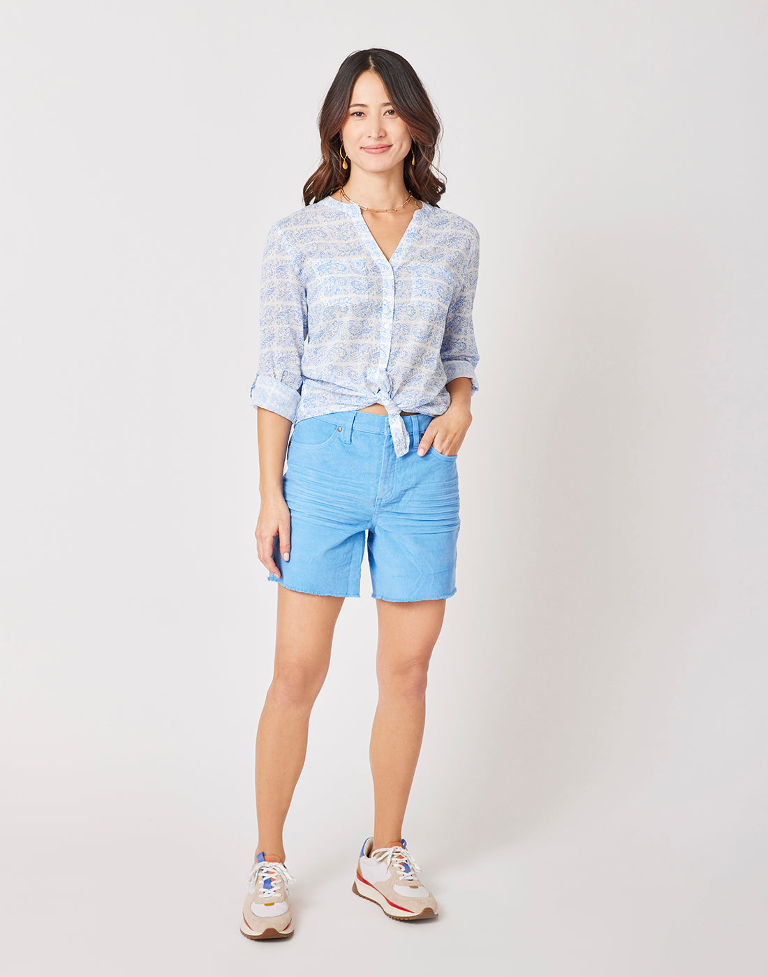 Oahu Hi Rise 6" Short: Bluebay