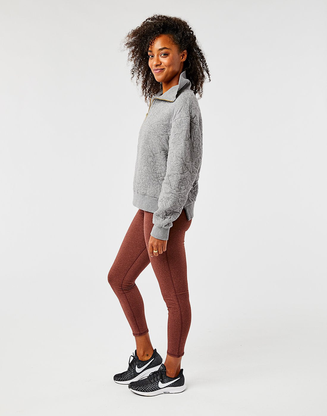 Pomona Pull Over: Pewter Heather