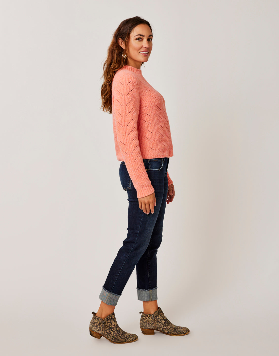 Monroe Sweater: Grapefruit Heather