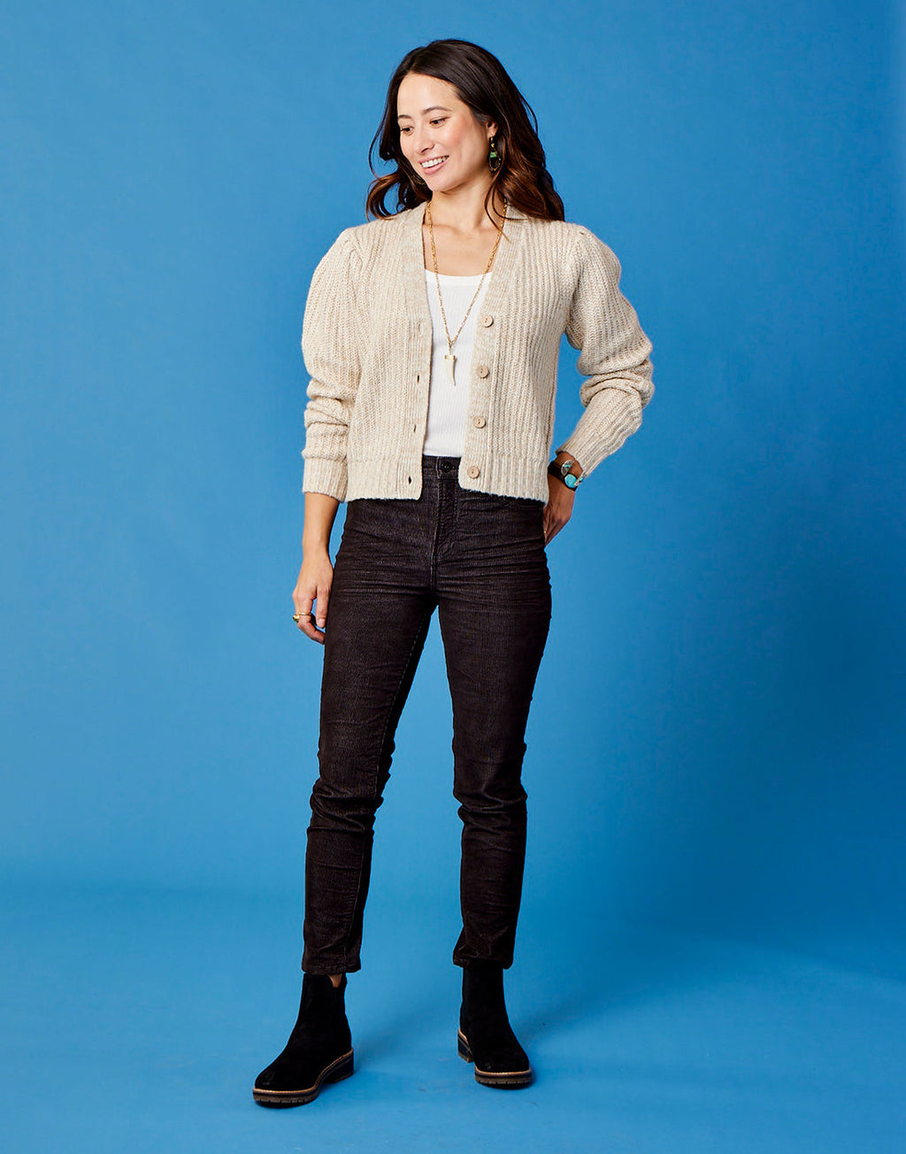 Tinsley Sweater: Cloud Heather