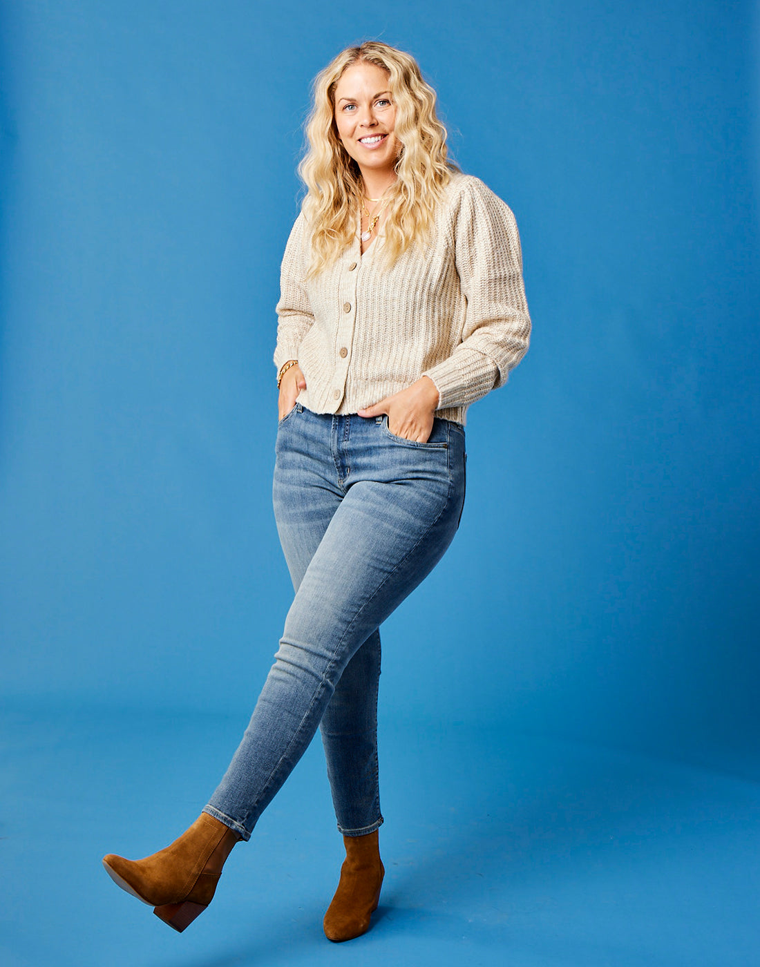 Tinsley Sweater: Cloud Heather