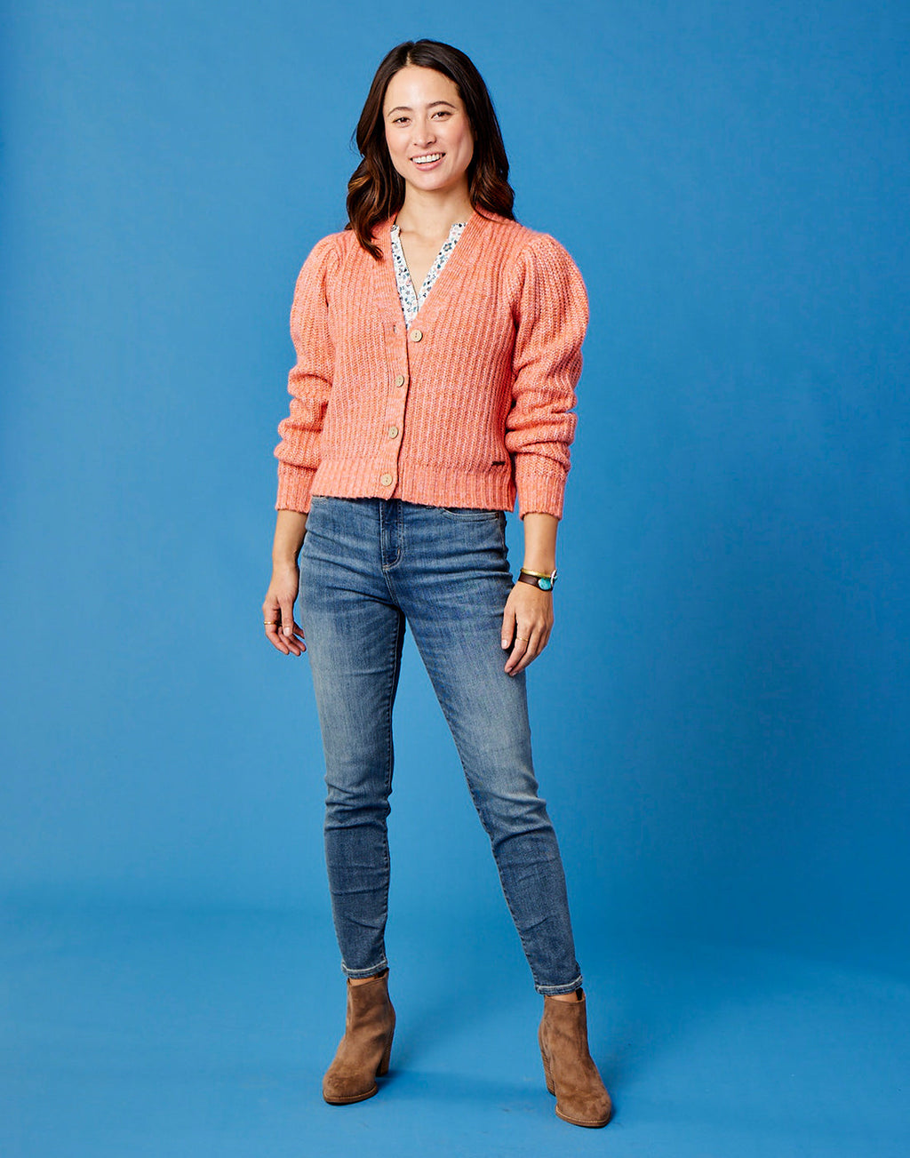 Tinsley Sweater: Terracotta Heather