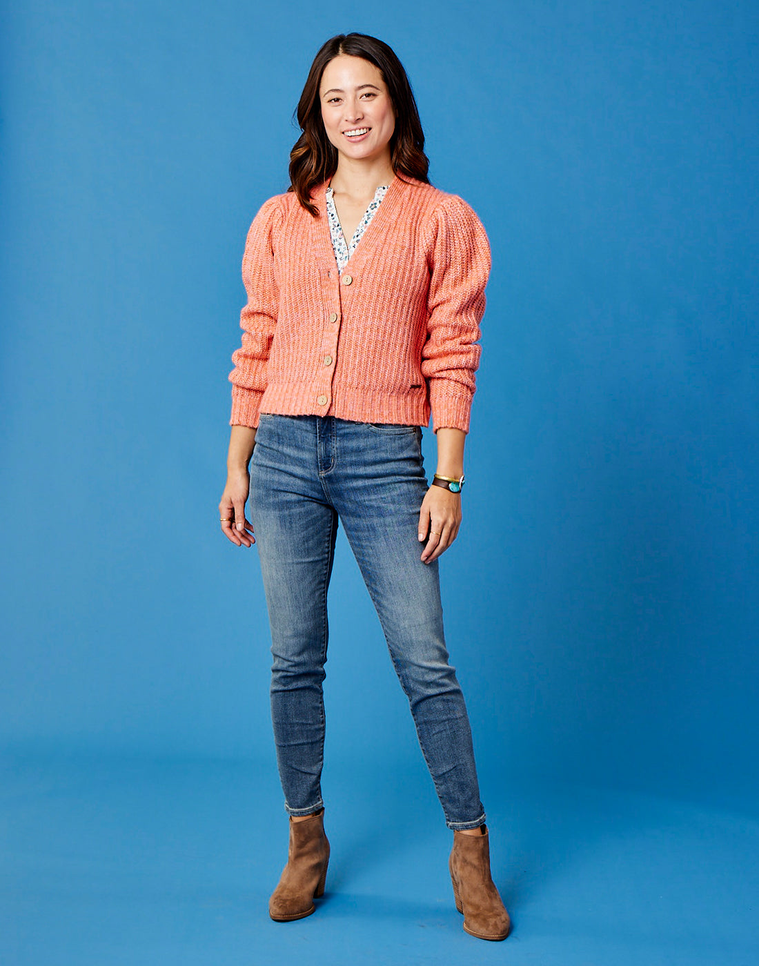 Tinsley Sweater: Terracotta Heather