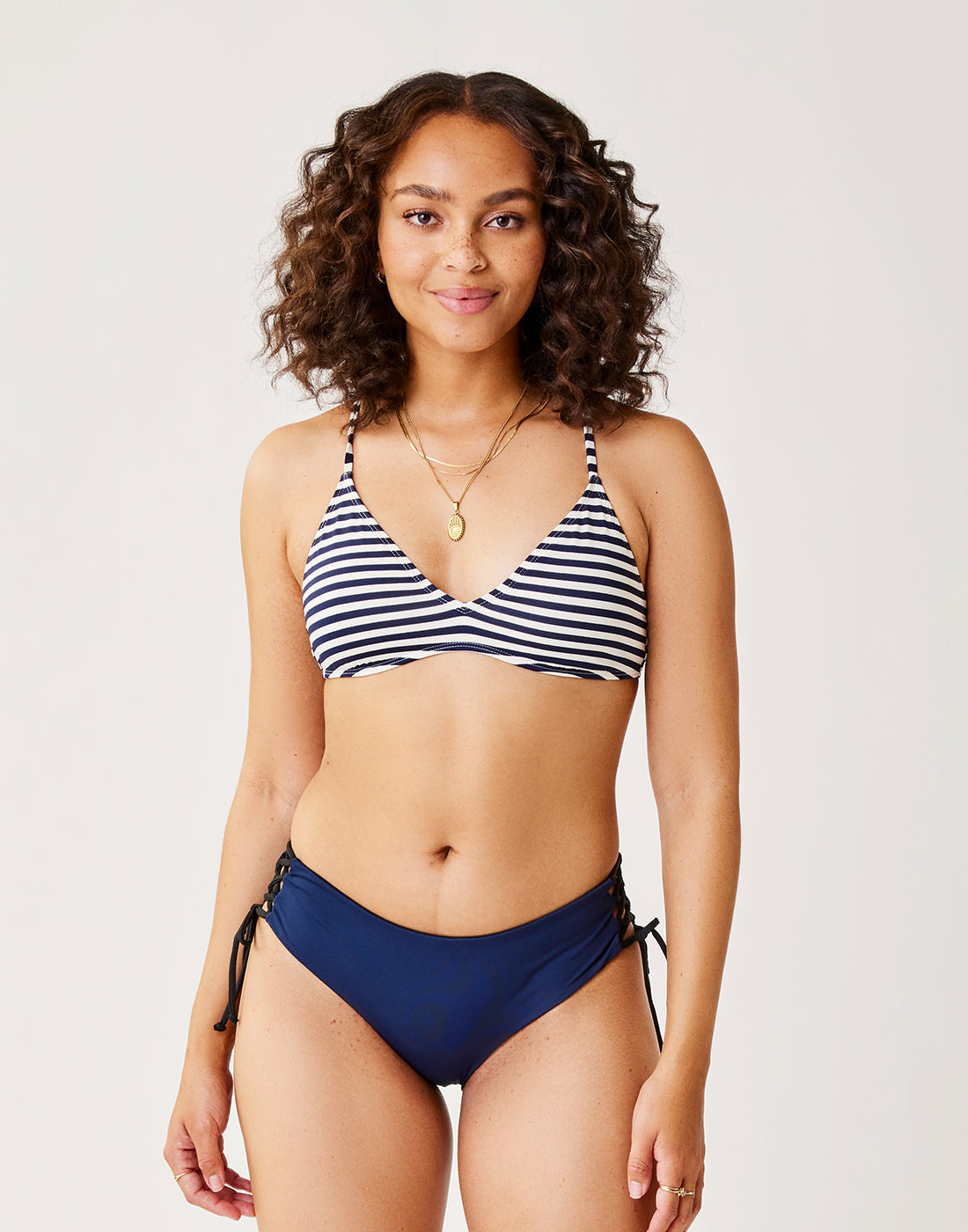 Mustique Reversible Bottom: Black/Navy