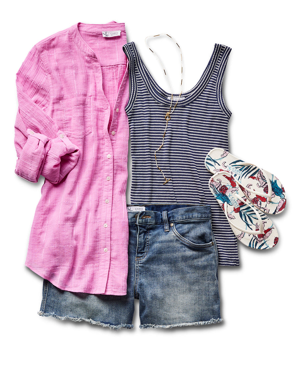 Dylan Textured Tunic: Light Fuchsia