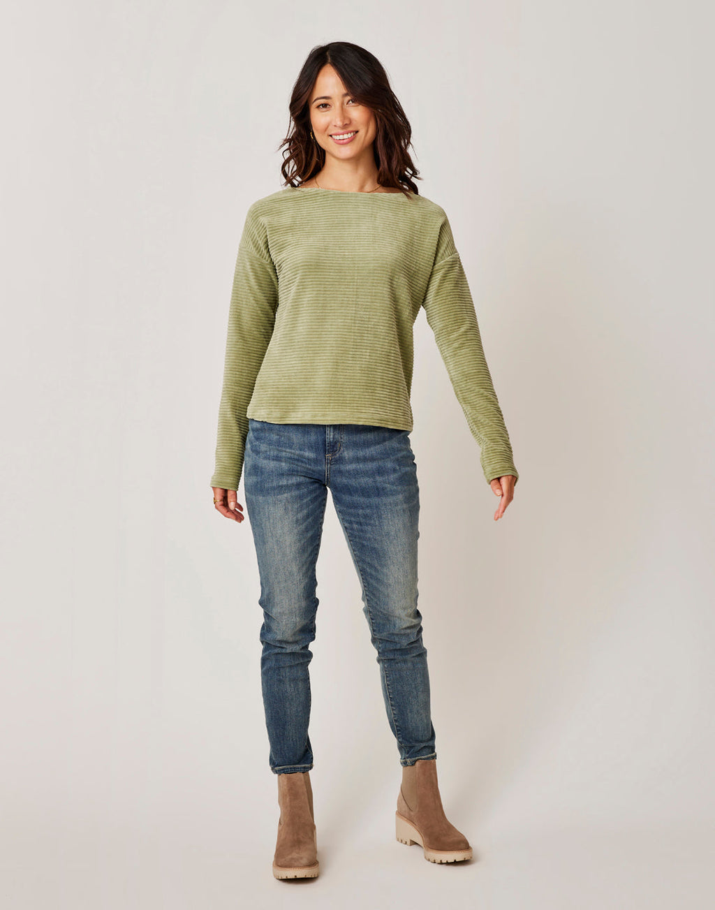 Annalise Top: Olive