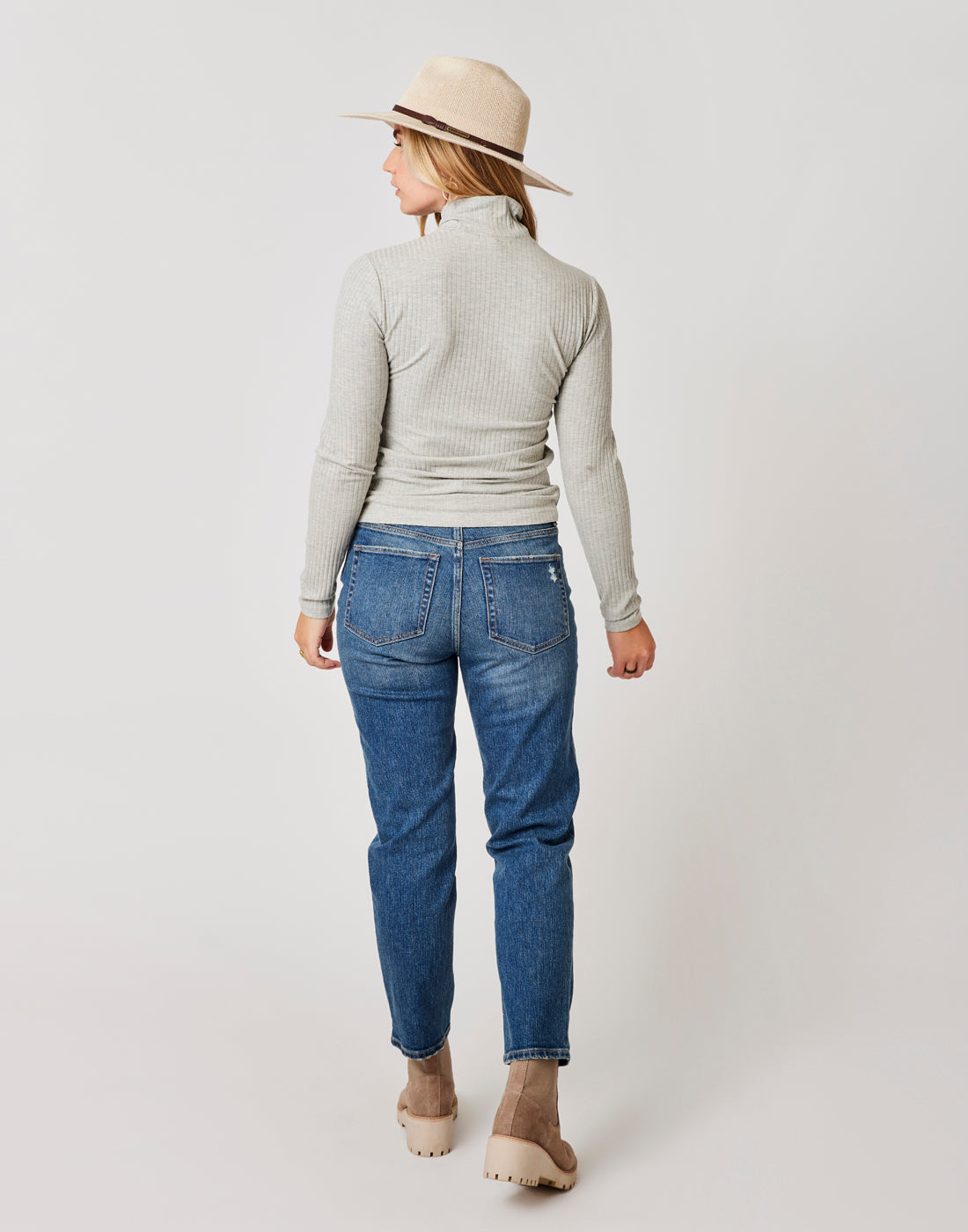 Denise Turtleneck: Grey Heather