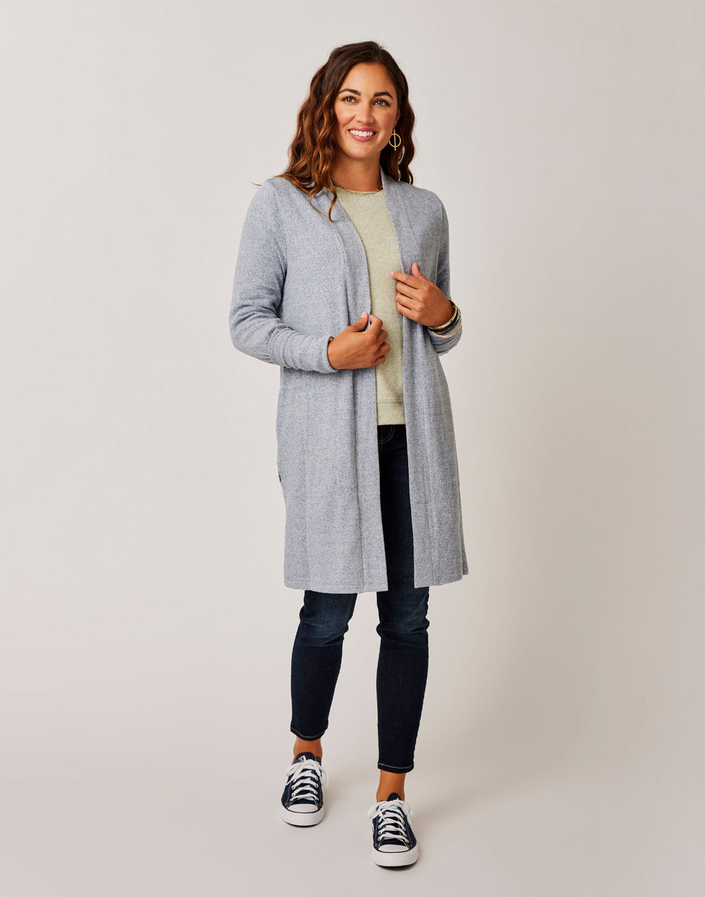 Essential Topper: Navy Heather