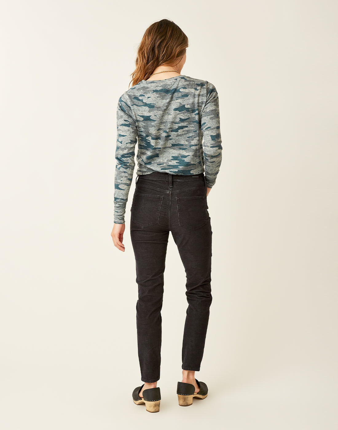 Skyler Skinny Cord: Black
