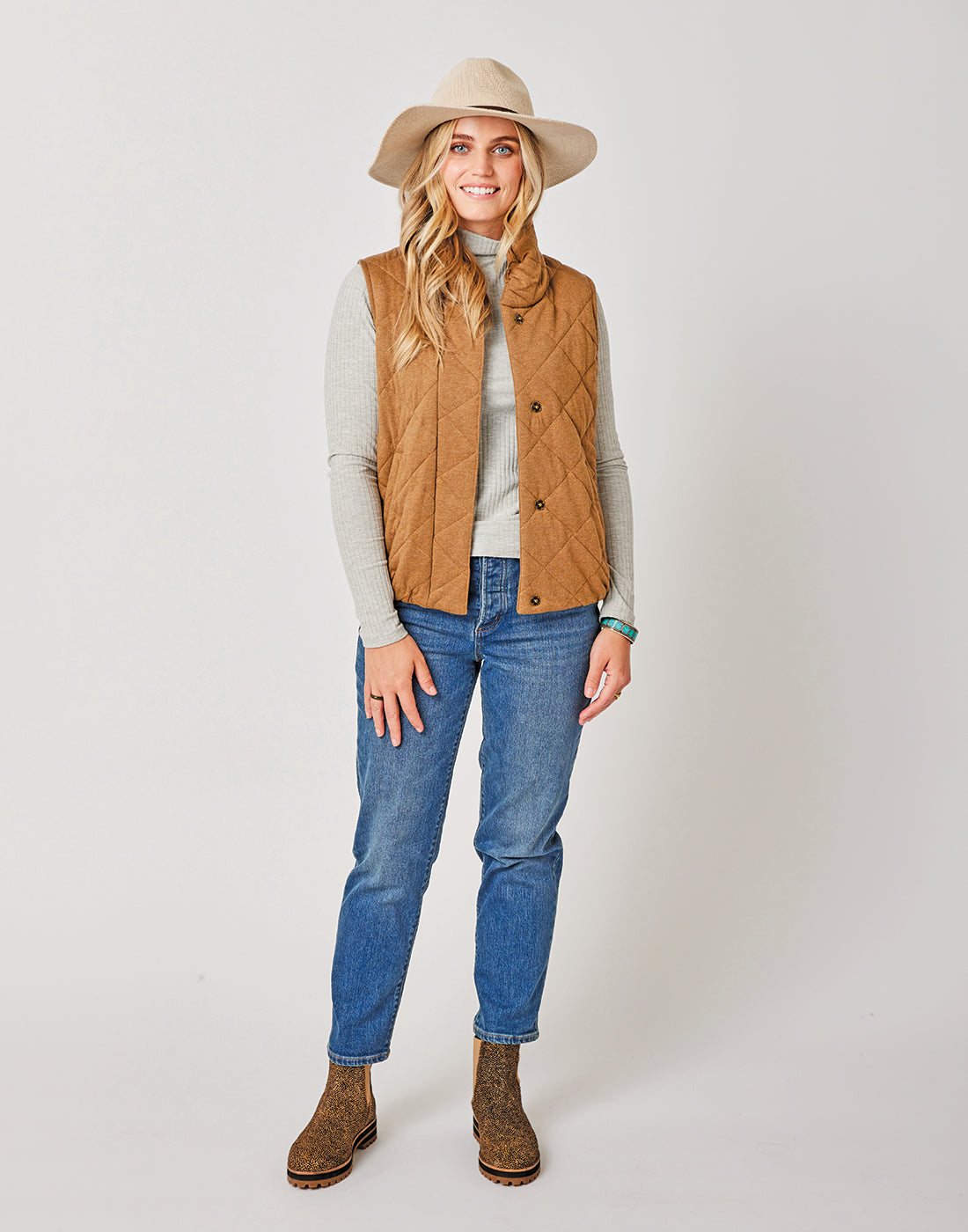 Betty Vest: Cocoa Heather