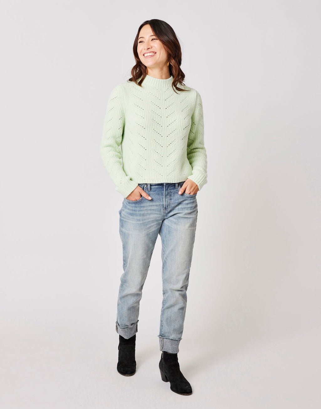 Monroe Sweater: Frost Heather